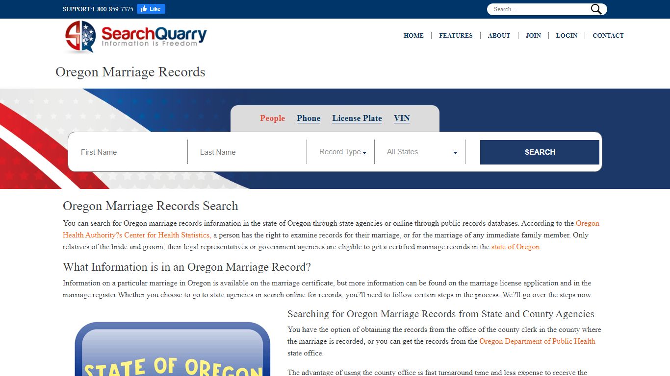 Free Oregon Marriage Records | Enter a Name to View ...